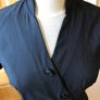 Black Tunic-Beauty/Massage/Hairdressers workwear Uniform 'Buttercups' Image 3