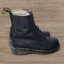 Dr. Martens 8-eye boots Black-Burnished Wyoming Leather UK 6  Lace Up Boots Image 2