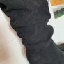 Miss selfridge black suede ruched slouchy boots size 4 Image 2
