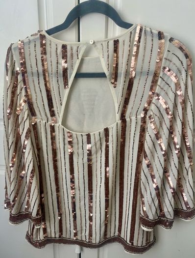 River Island sequin top