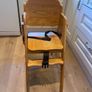 wooden high chair Image 3