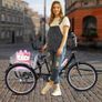 Tricycle for Adults, 24 Inch Bicycle with Basket, Tricycle Bicycle with LED Light, 3 Wheels, 7-Speed Gear, 120 kg Load Capacity Image 6