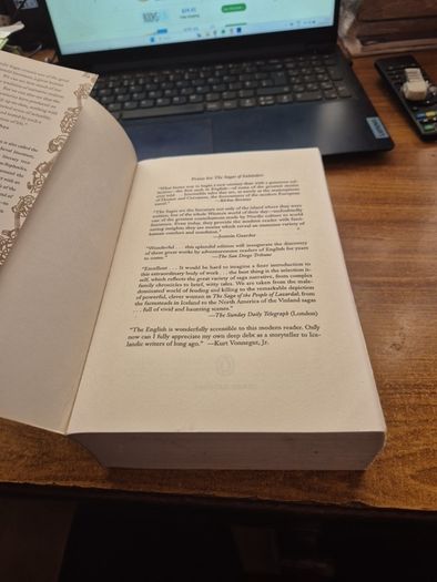 The Sagas of Icelanders: Egil's saga, People of Vatnsdal, People of Laxardal, The Greenlanders, Eirik the Red, Hrafnkel Frey's Godi, Tale of Halldor Snorrason II, The Confederates, Gisli Sursson's Saga, Gunnlaug Serpent Tongue, Ref the Sly.