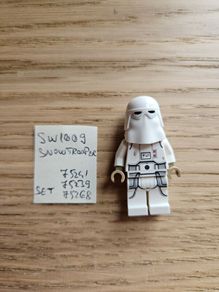 lego sw1009 snowtrooper, set star wars 75241, 75239, 75268