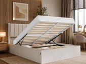 King Hydraulic Lift Ottoman Storage Bed