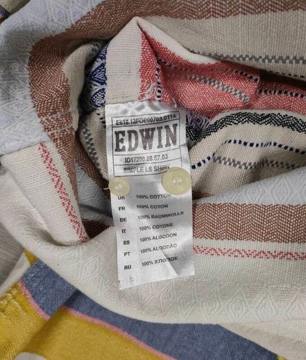 Edwin Japan Tribal Patchwork Shirt Mens M/L