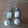 Pearl bracelet earrings cultured pearl Costume jewellery Image 3