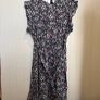 Apricot ditsy cluster ruffle dress Image 2