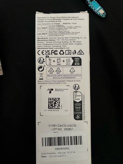 Car Charger and Cables