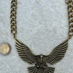 Statement eagle necklace