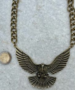 Statement eagle necklace