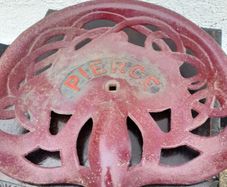 Vintage Cast Iron  Pierce Tractor Seat