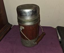 Antique Eagle Brand Vacuum Flask