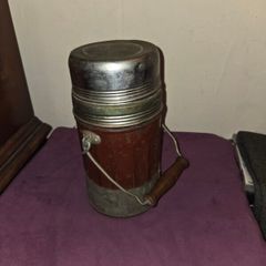 Antique Eagle Brand Vacuum Flask