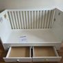 IKEA STUVA Cot/toddler bed with drawers, white 60x120 cm Image 5