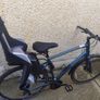 Ridgeback Element Hybrid Bike XL 21 inch Blue  Excellent Condition  and Child Seat and Extras Image 2