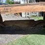 Mexican solid Wood coffee table made from church door Image 9