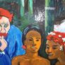Stunning vintage oil painting after Gauguin Image 2