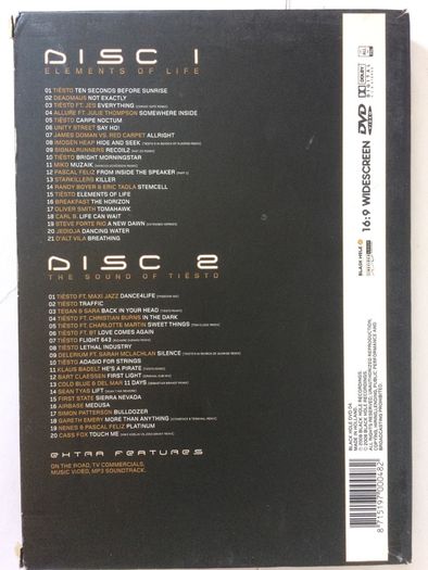 Tiesto - Copenhagen: Elements Of Life [Music DVDx2]