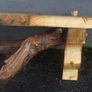Rustic Driftwood stove mantle / shelf Image 5