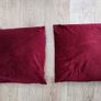 2 floral print cushions Image 2