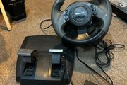 Microsoft Sidewinder Precision Racing Wheel And Pedals Usb