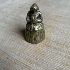 brass miniatures lady and mouse