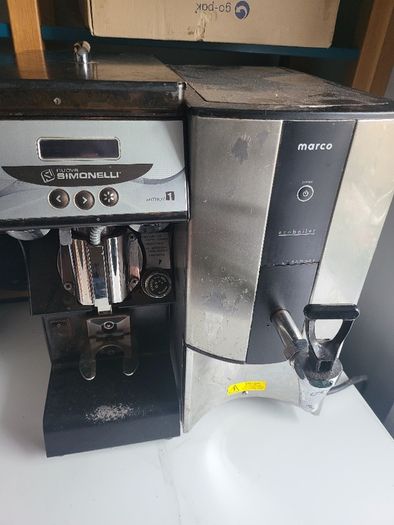Commercial Coffee Machine with Boiler and Grinder