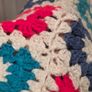 Handmade Crochet Baby Blanket. Colorful Granny Square Design Image 3