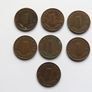 Germany 1939 Complete (all 7 ) Mint Marks set 1 Reichspfennigs Image 4