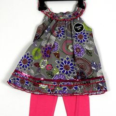 Floral Top and Leggings Set