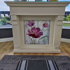 Decorative Cream Fireplace