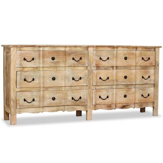Sideboard Solid Mango Wood 200x40x90 cm