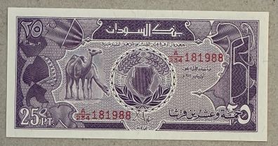 Sudan 25 Piastres Banknote