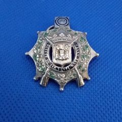 Vintage Belgian Shooting Competition Silver Medal