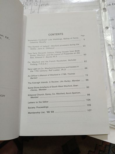 Journal of the Wexford Historical Society No:12