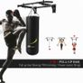 Pull Up Bar Wall Mounted Chin Up Bar Home Gym Punch Bag and TRX Training Hook Exercise Bracket Upper Body Workout Bar Image 4