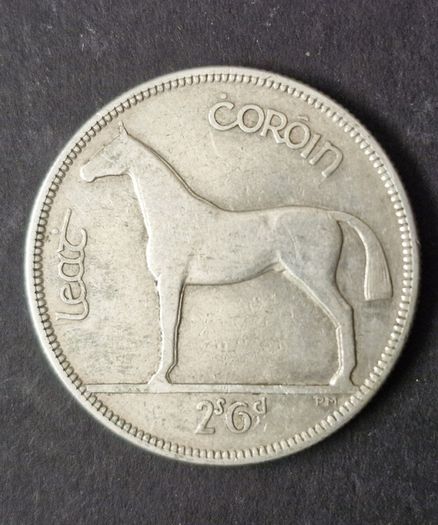 Ireland 1933 Silver Half Crown coin