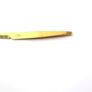 Professional Eyebrow Tweezers with Comb ingrown Hair Plucker Eyelashes Extension Placer Slanted tip Depletion Tool Plucking Tweezers Personal Grooming Instruments Stainless Steel from Real Edge (Gold) Image 4