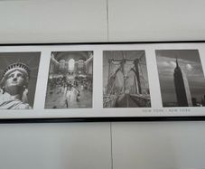 Framed icons of New York picture