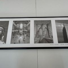 Framed icons of New York picture