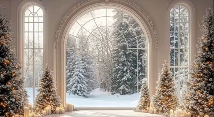 Christmas photo backdrop