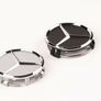 Mercedes Benz 4Pcs Wheel 75mm 3 inches Center Caps Alloy Rim Hub Cap Car Logo Emblem White Image 4