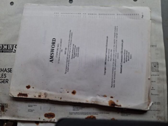 vintage Amstrad cpc programming manuals 1980s