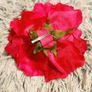 Vibrant Pink Flower Hair Clip  Bold & Beautiful Image 4