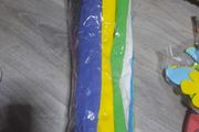 large bundle coloured crepe paper