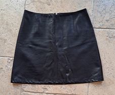 Black mini skirt