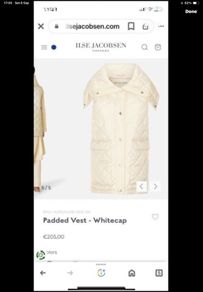 jacket Bnwt ilse Jacobsen cream gilet size 16