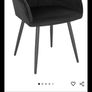 Dining chairs blue velvet Image 3