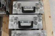 Aluminium storage case with foam lining 25cm x 25cm